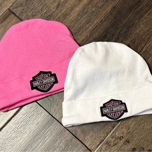 Harley Davidson newborn hats